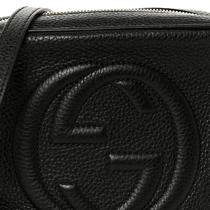 Gucci Pebbled Calfskin Small Soho Disco Bag Black 9 of 11