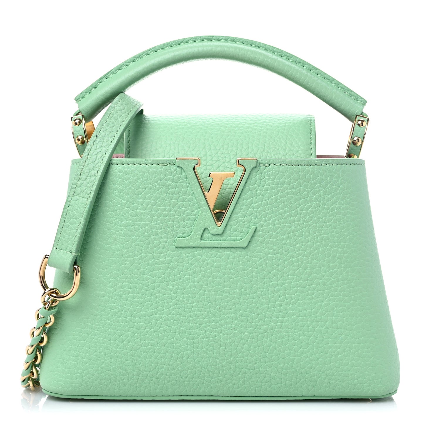 Taurillon Mini Capucines Vert Pomme