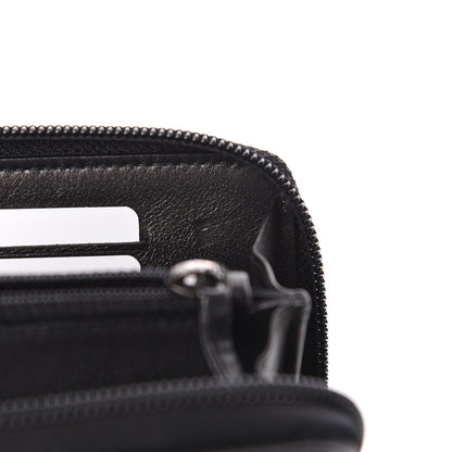 Chanel Caviar Quilted Small Boy Zip Around Wallet Black 8 of 10