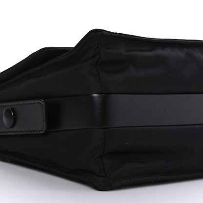 Prada Re-Nylon Vitello Padded Small Flap Shoulder Bag Black 7 of 8