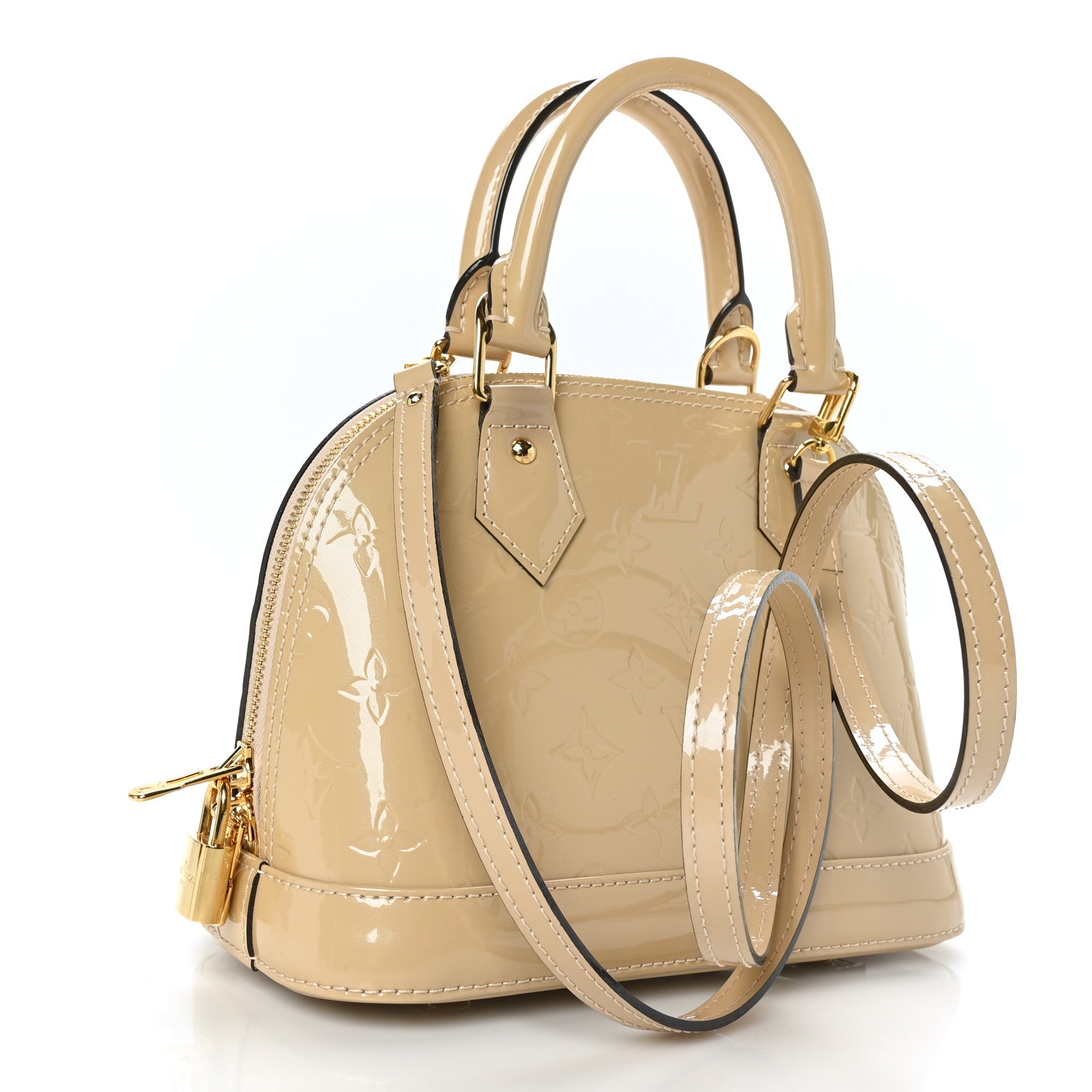 Louis Vuitton Vernis Alma BB Dune 3 of 8