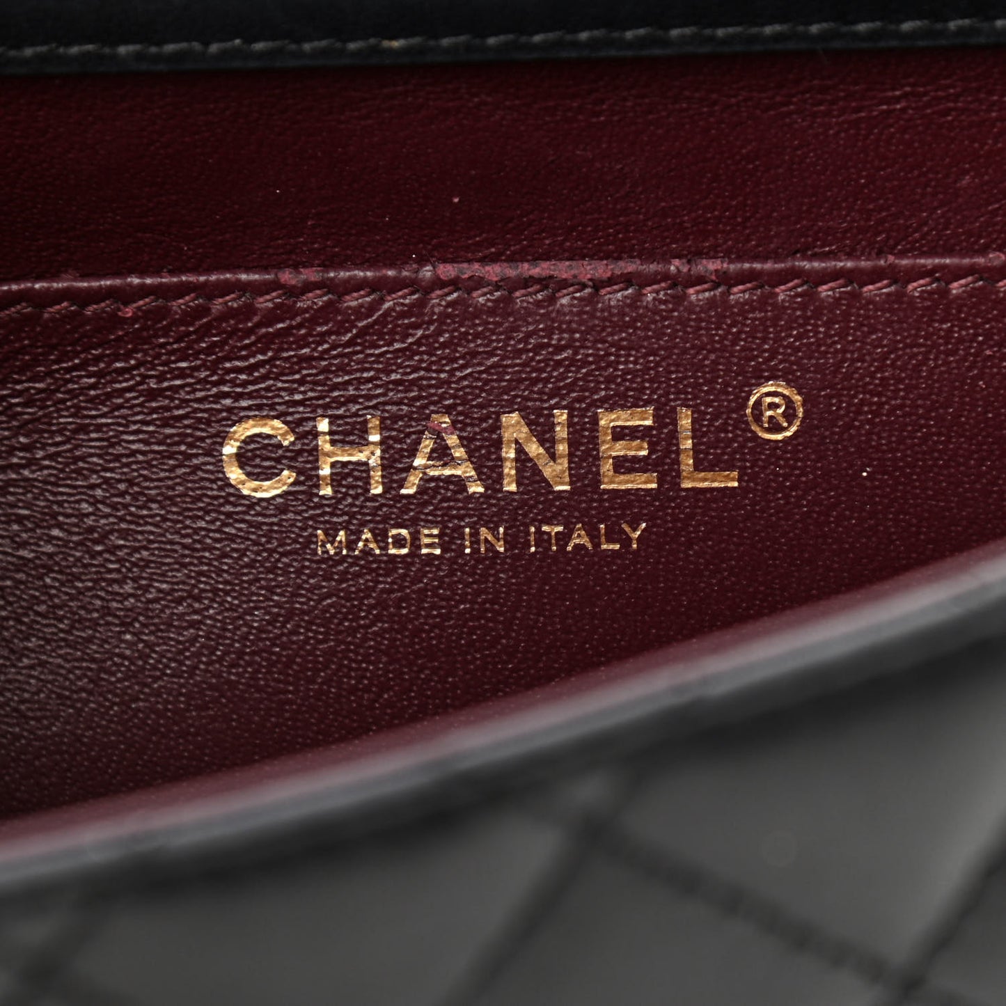Lambskin Quilted Medium Crossing Times Flap Black