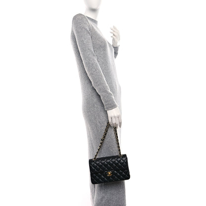Chanel Lambskin Quilted Small Double Flap Black 2 of 9