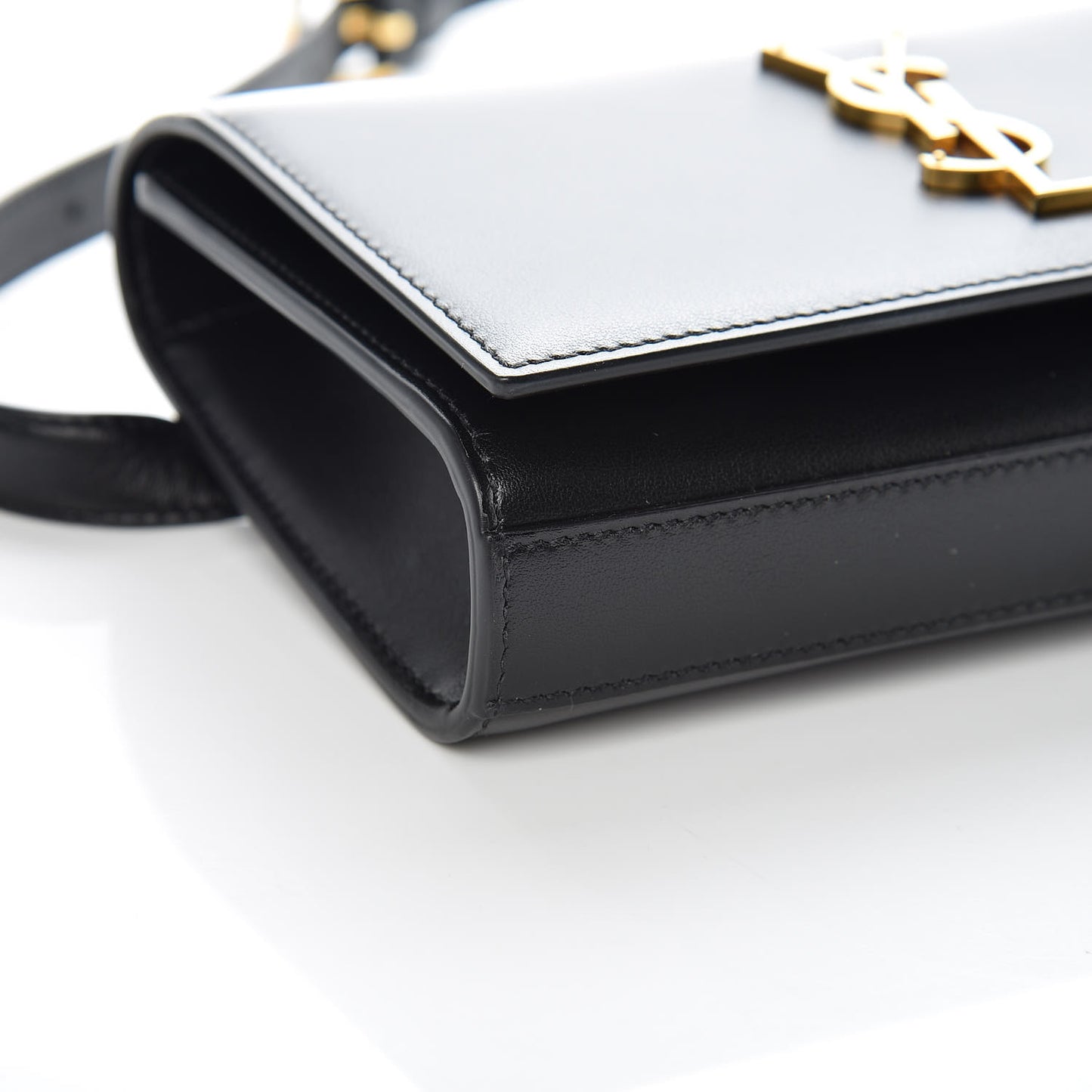 Smooth Calfskin Monogram Kate Belt Bag Black