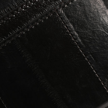 Saint Laurent Eel Credit Card Case Chestnut 9 of 9