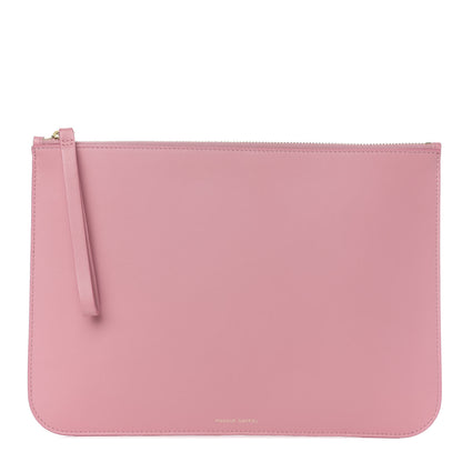 Mansur Gavriel Calfskin Large Wristlet Blush 1 of 5