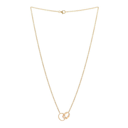 Cartier 18K Yellow Gold Interlocking LOVE Necklace 3 of 7