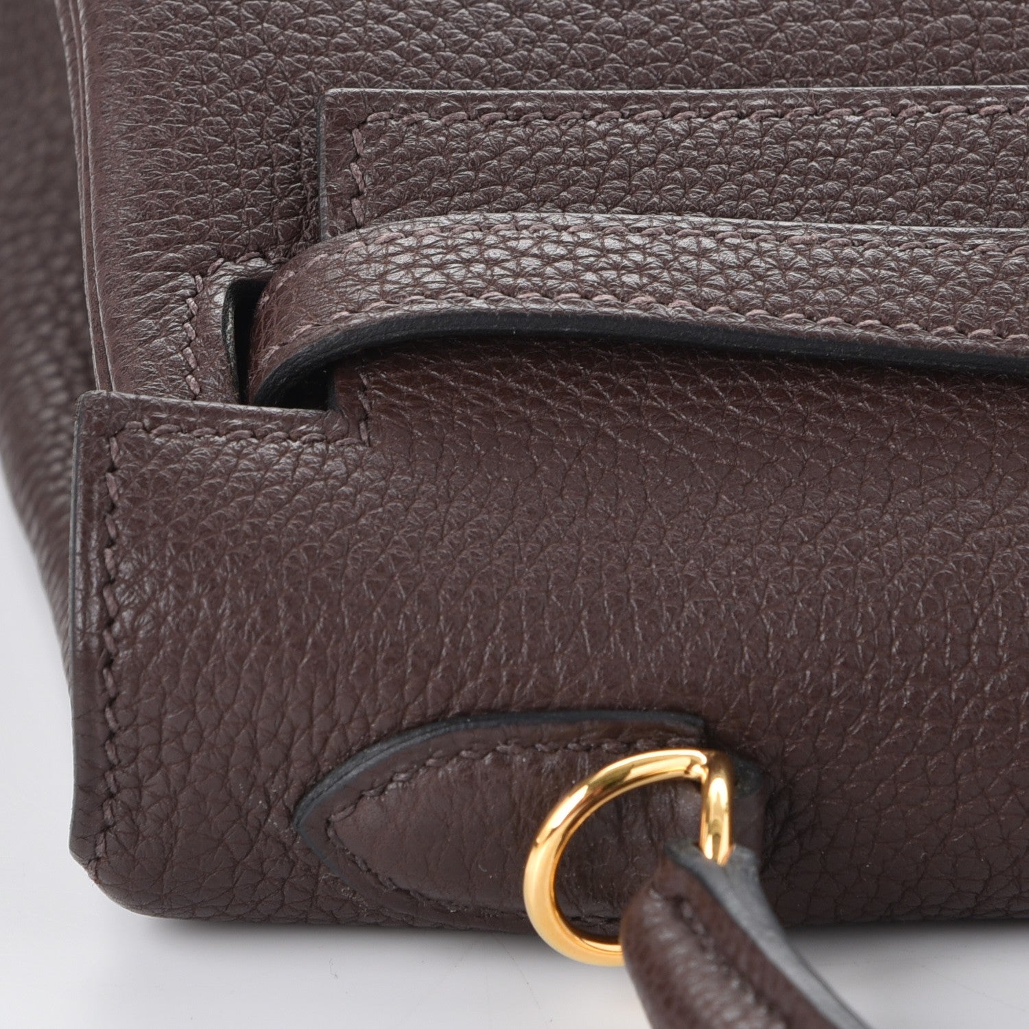 Hermes Togo Kelly Retourne 25 Chocolate 12 of 39