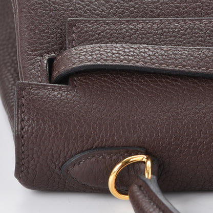 Hermes Togo Kelly Retourne 25 Chocolate 12 of 39