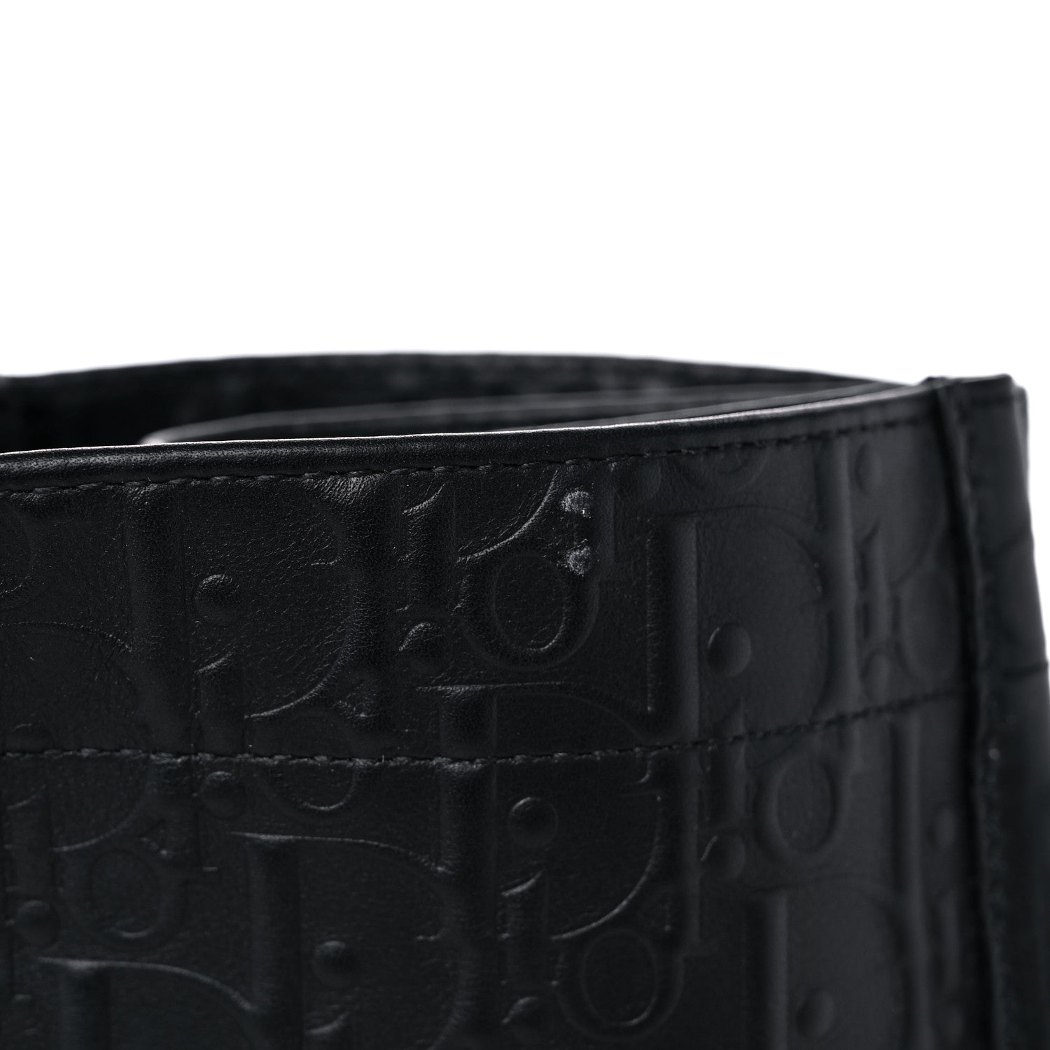 Christian Dior Oblique Calfskin Embossed Large Book Tote Black 13 of 14