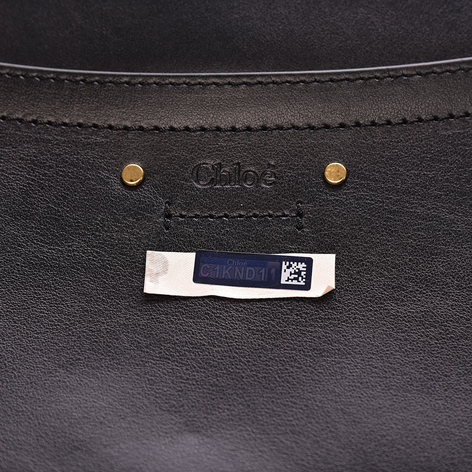 Chloe Calfskin Suede Small Roy Bag Black 7 of 15