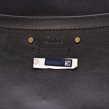 Chloe Calfskin Suede Small Roy Bag Black 7 of 15