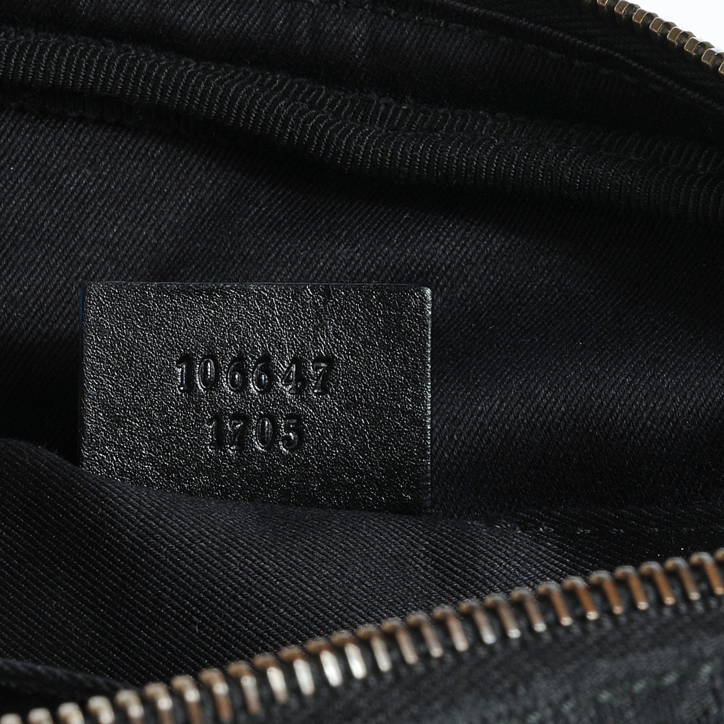 Canvas Monogram Small Accessories Case Black