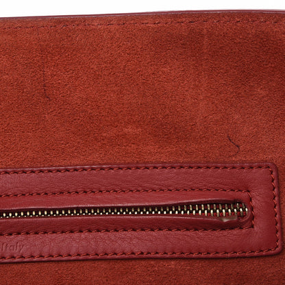 Celine Supple Calfskin Medium Phantom Luggage Red 7 of 18