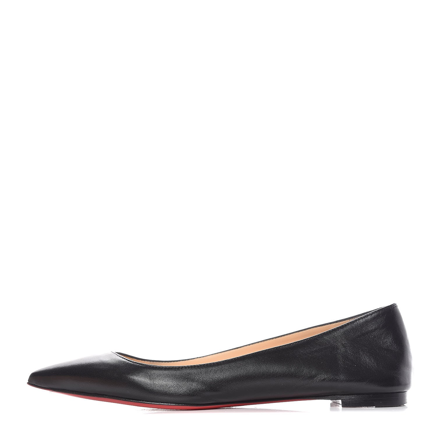 Christian Louboutin Shiny Nappa Ballalla Flats 35.5 Black 1 of 16