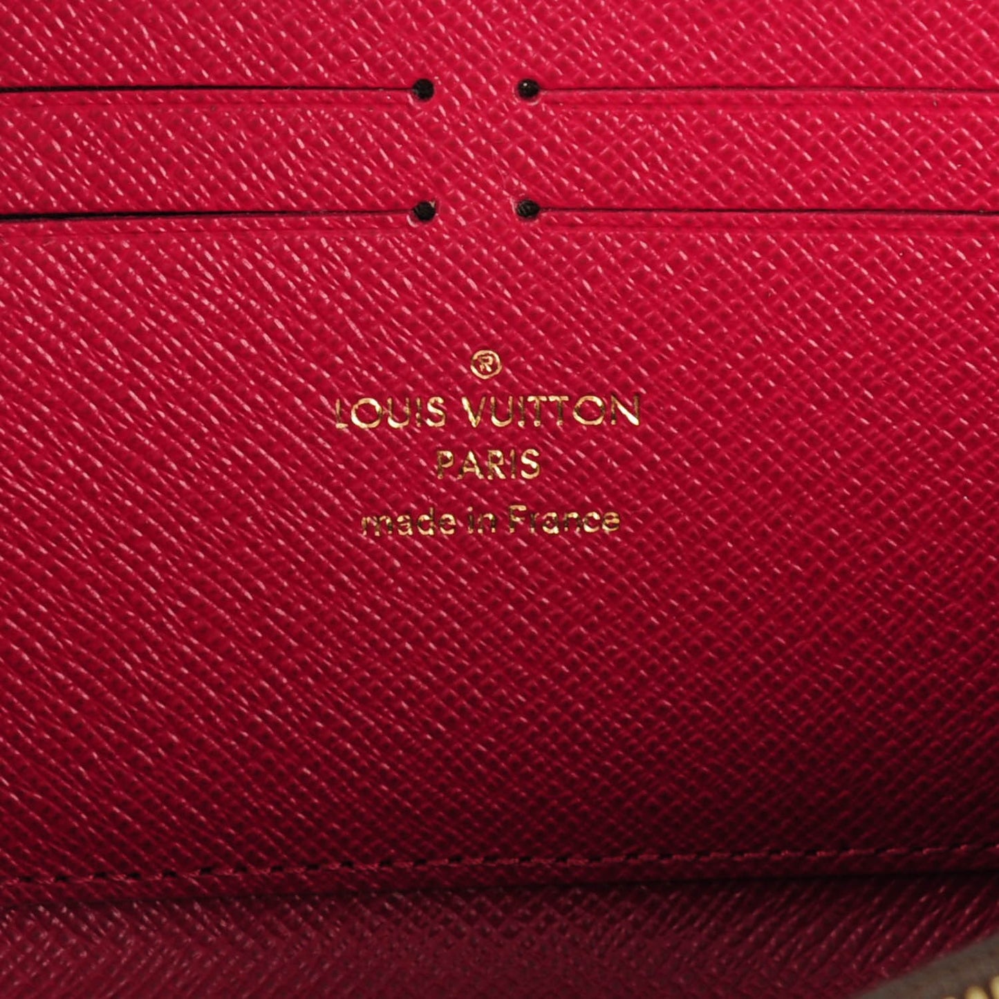 Monogram Clemence Wallet Fuchsia