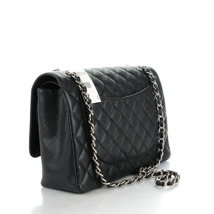 Chanel Caviar Quilted Maxi Double Flap Black 3 of 8