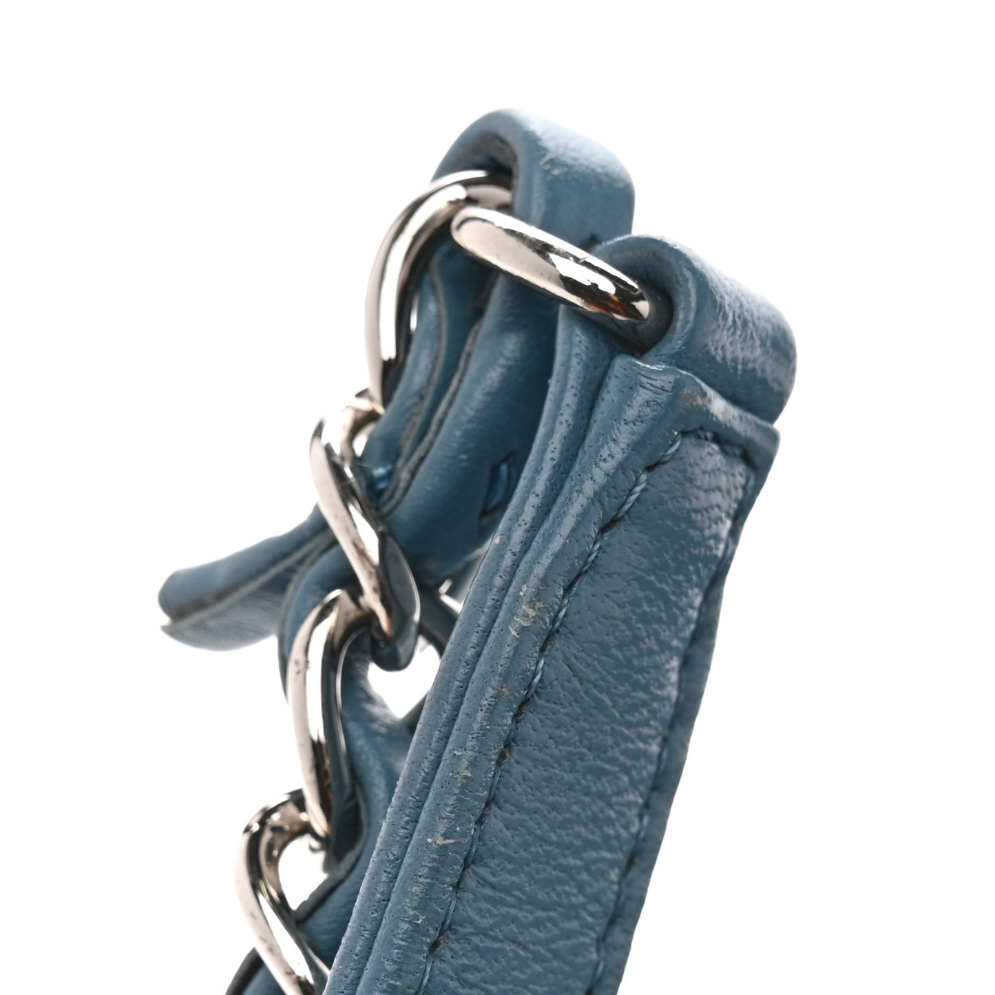 Sequin Large Waterfall Flap Light Blue