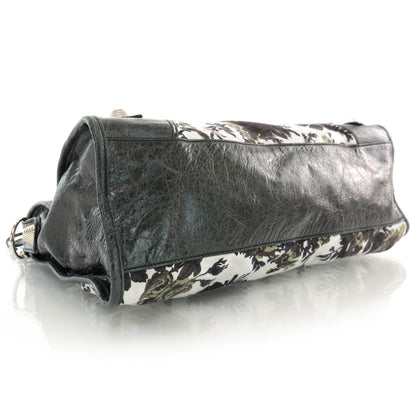 Balenciaga Agneau Floral Giant City Black 4 of 10