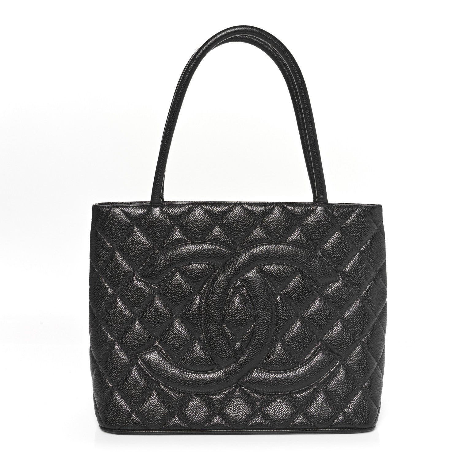 Chanel Caviar Quilted Medallion Tote Black 1 of 10