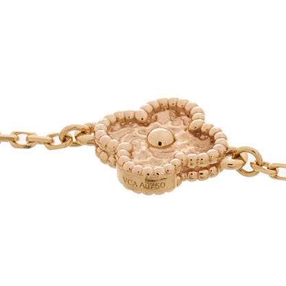 Van Cleef & Arpels 18K Rose Gold 6 Motifs Sweet Alhambra Bracelet 4 of 4