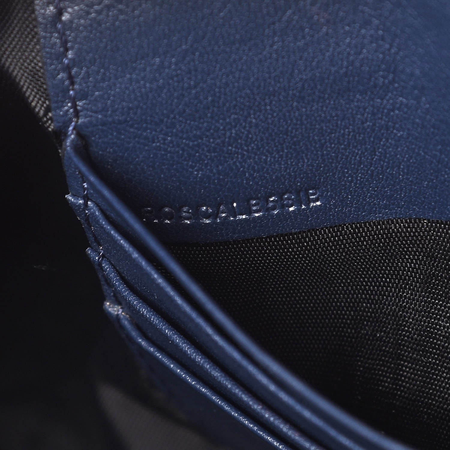 Burberry House Check Derby Peyton Crossbody Clutch Bag Navy 8 of 9