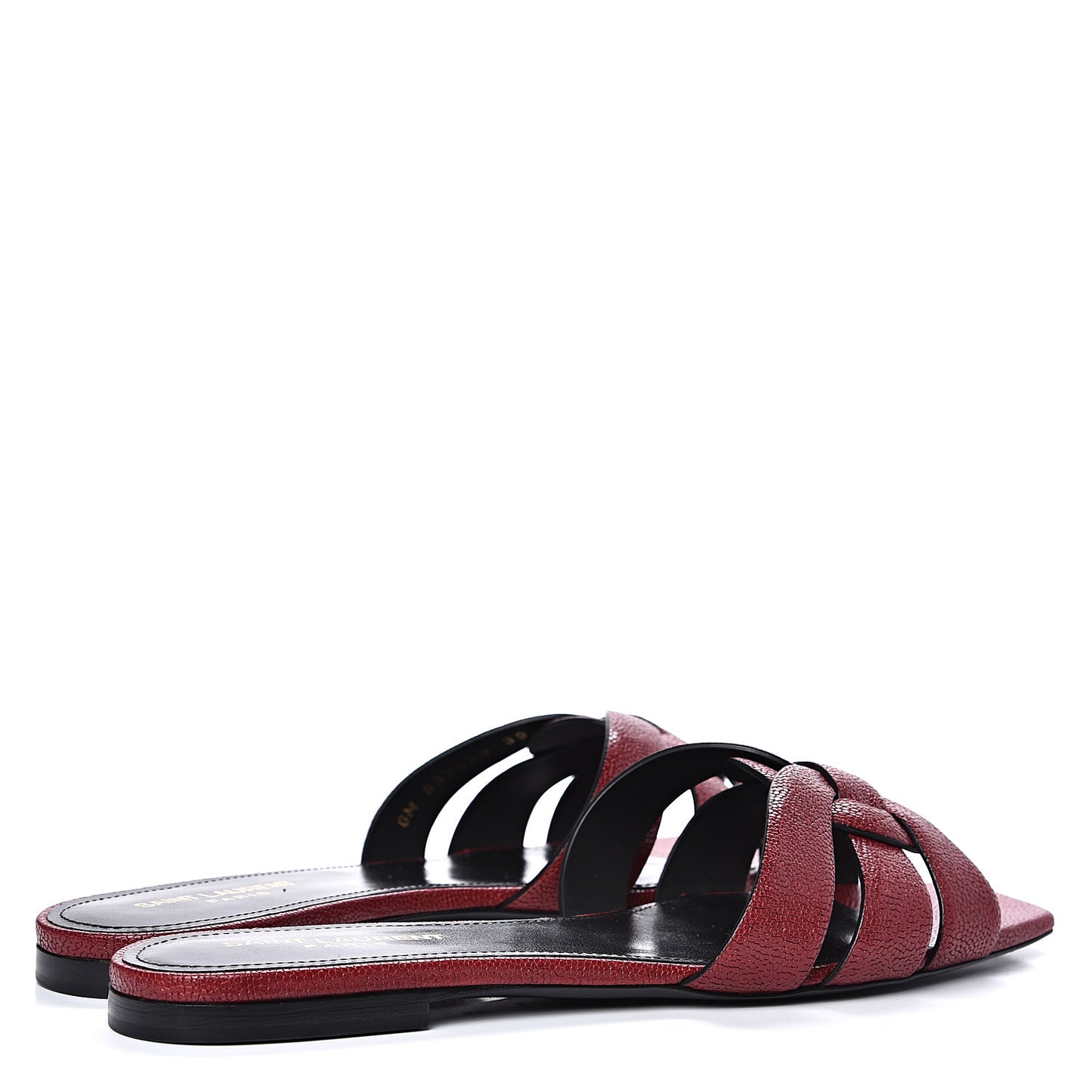 Grain De Poudre Nu Pied 05 Slide Sandals 39.5 Cordovan