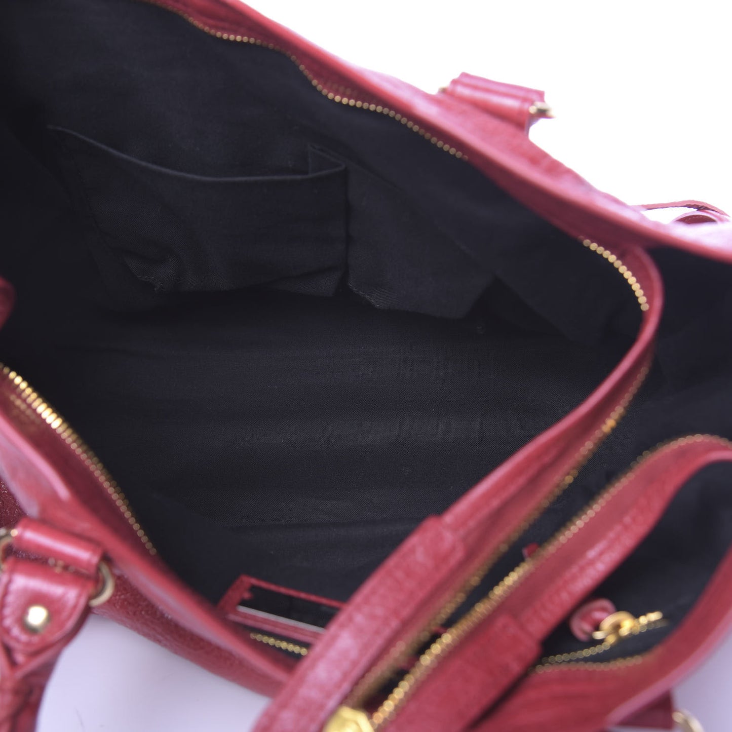 Agneau Classic Gold Hardware City Rouge Sapphire