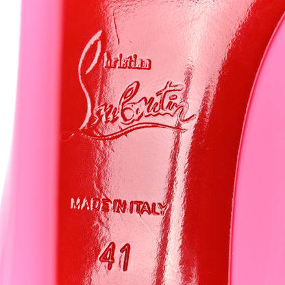 Christian Louboutin Patent So Kate 120 Pumps 41 Shocking Pink 6 of 7