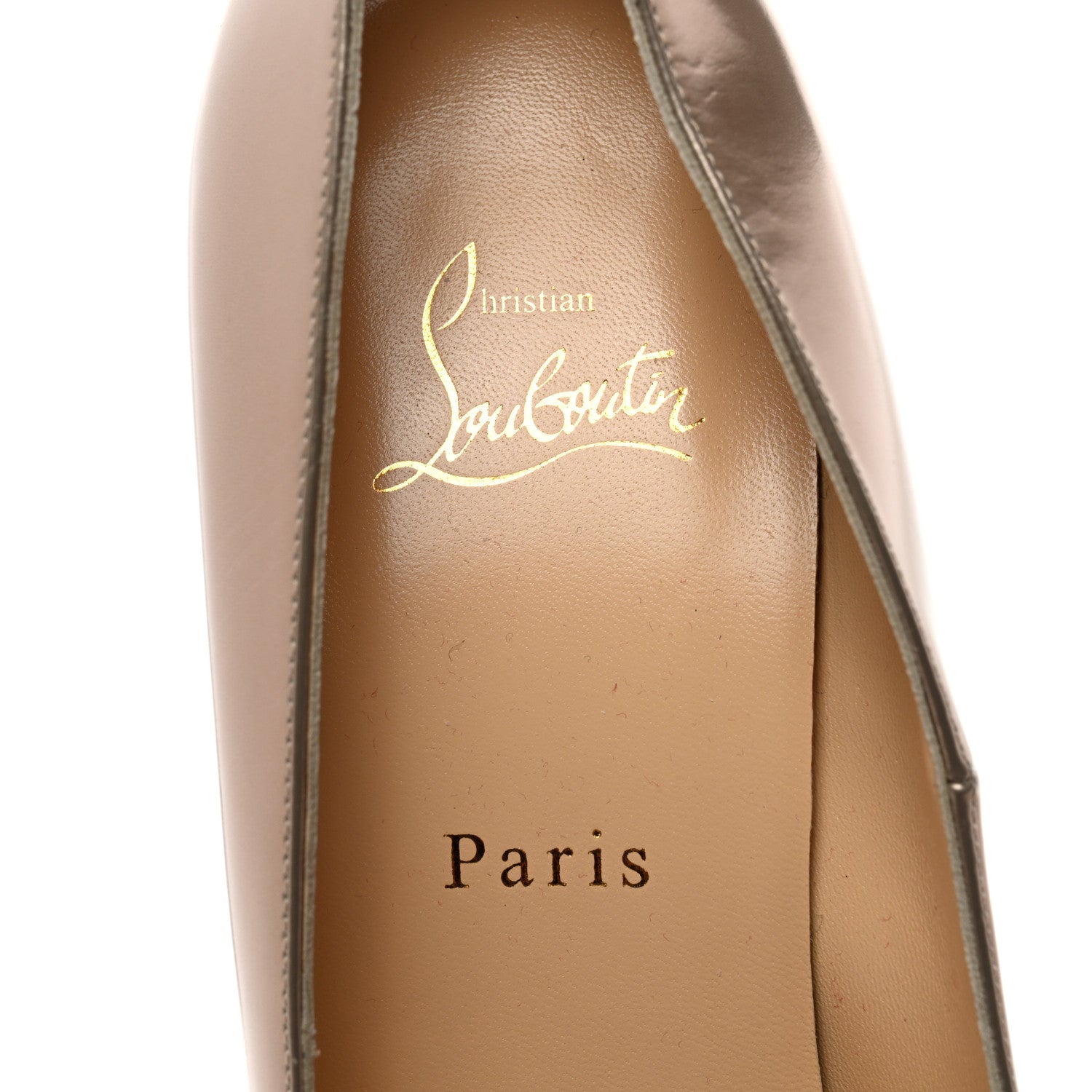 Christian Louboutin Calfskin Fifi 100 Pumps 41 Beige 6 of 8