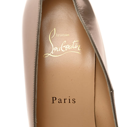 Christian Louboutin Calfskin Fifi 100 Pumps 41 Beige 6 of 8