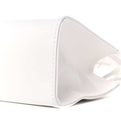 Telfar Vegan Leather Small Shopping Bag White 9 of 9