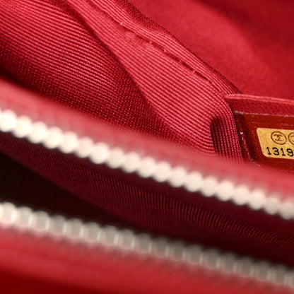 Chanel Vinyl Lipstick Ligne Tote Red 9 of 16