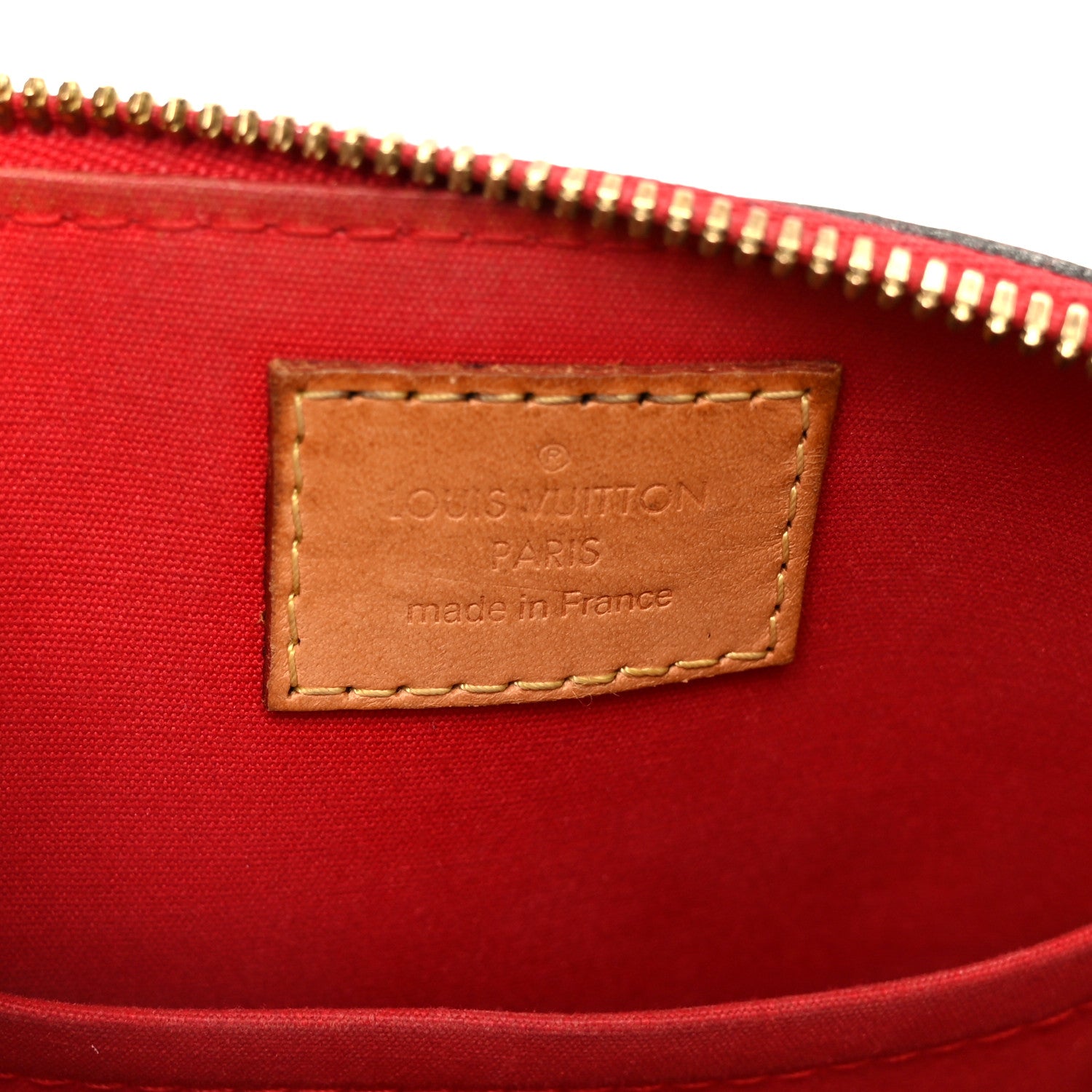 Louis Vuitton Vernis Alma BB Cherry 6 of 10