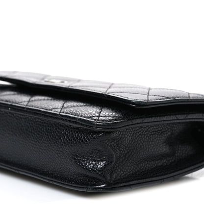 Chanel Caviar Quilted Wallet On Chain WOC Black 11 of 12
