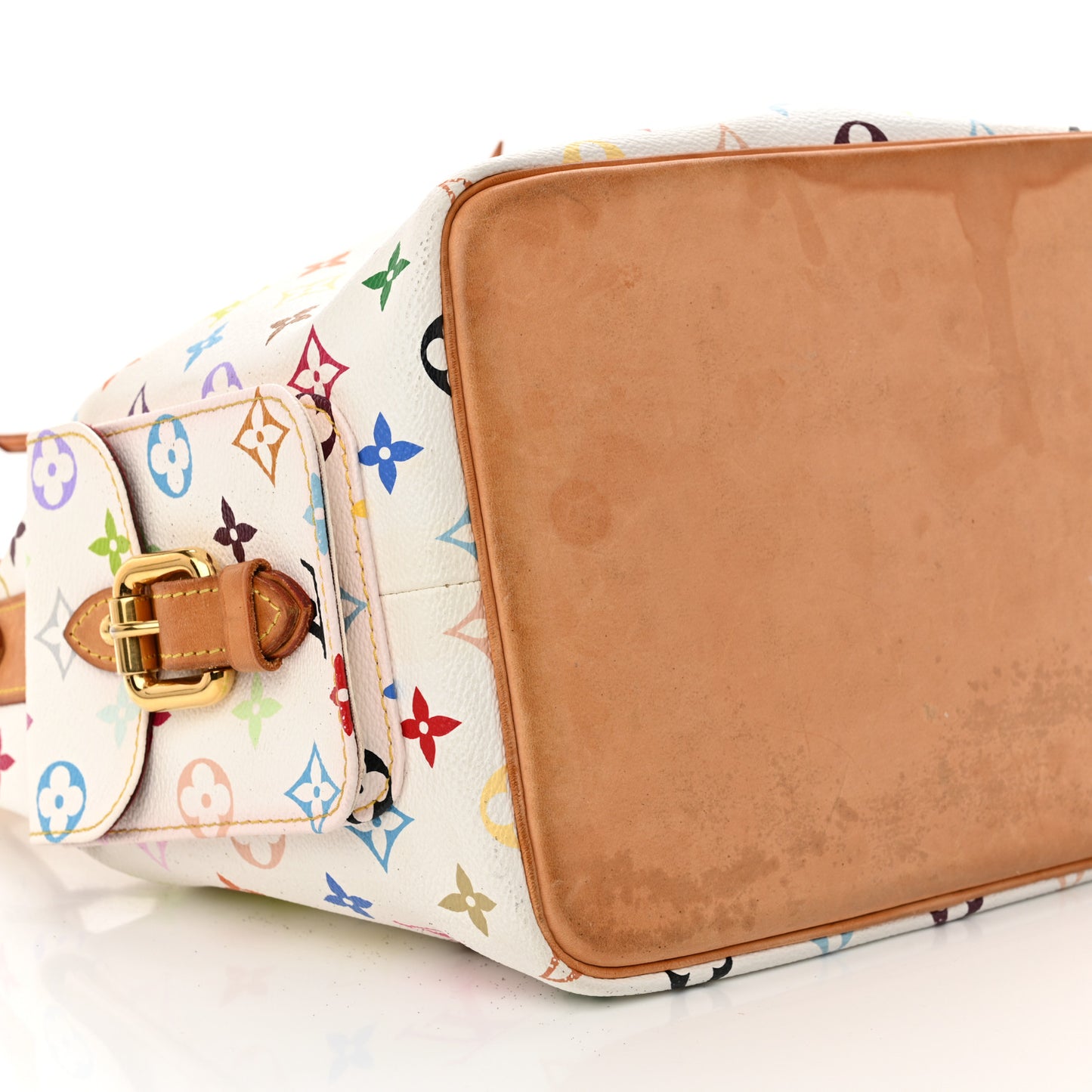 Monogram Multicolor Petit Noe White