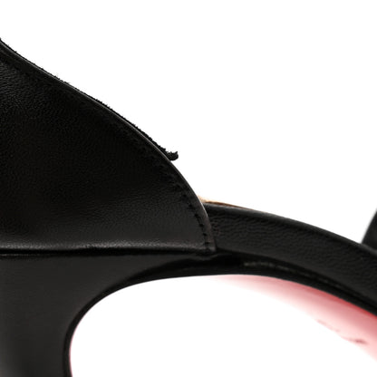 Christian Louboutin Kid Choca Lux 120 Sandals 37.5 Black 5 of 10