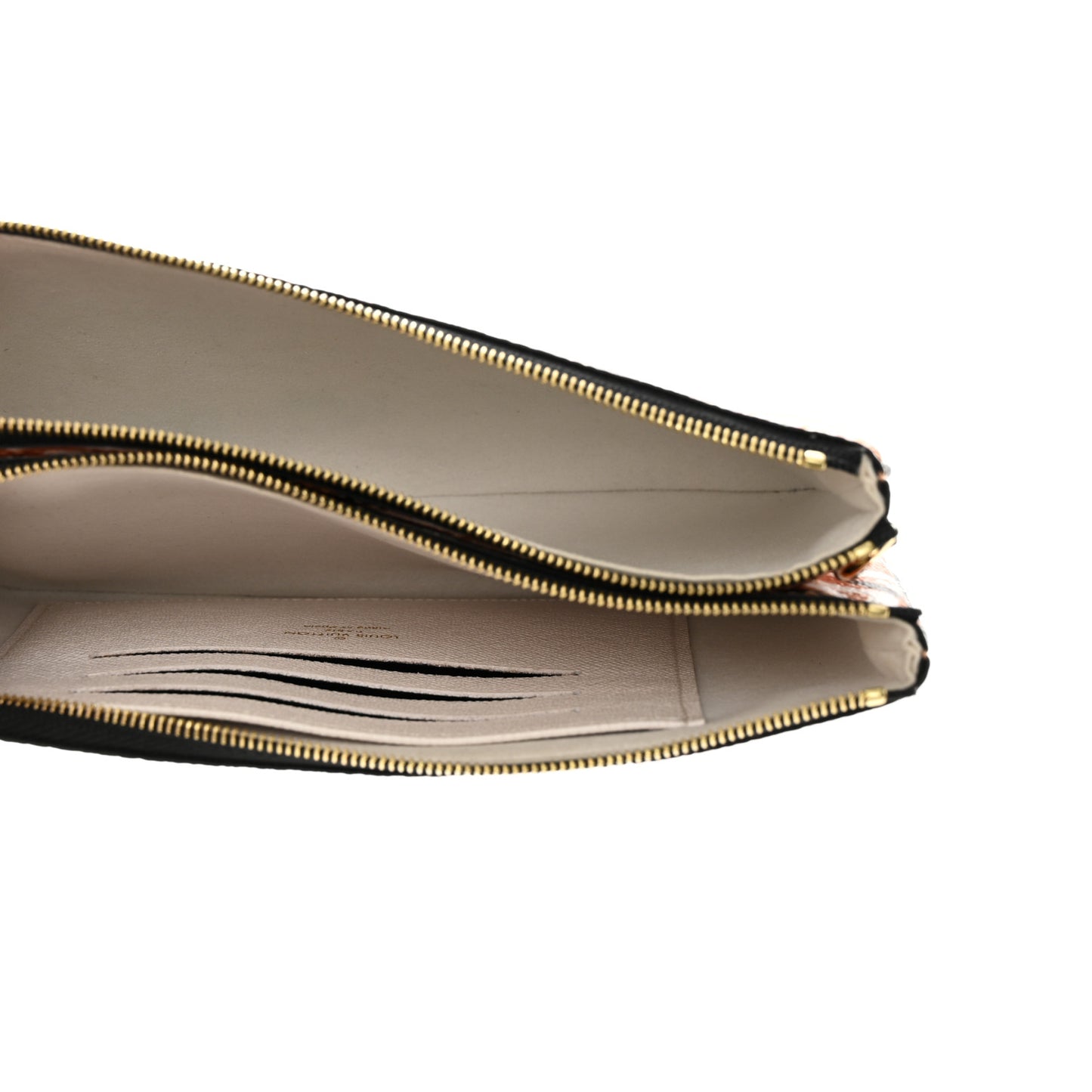 Monogram Giant Crafty Double Zip Pochette Creme Caramel