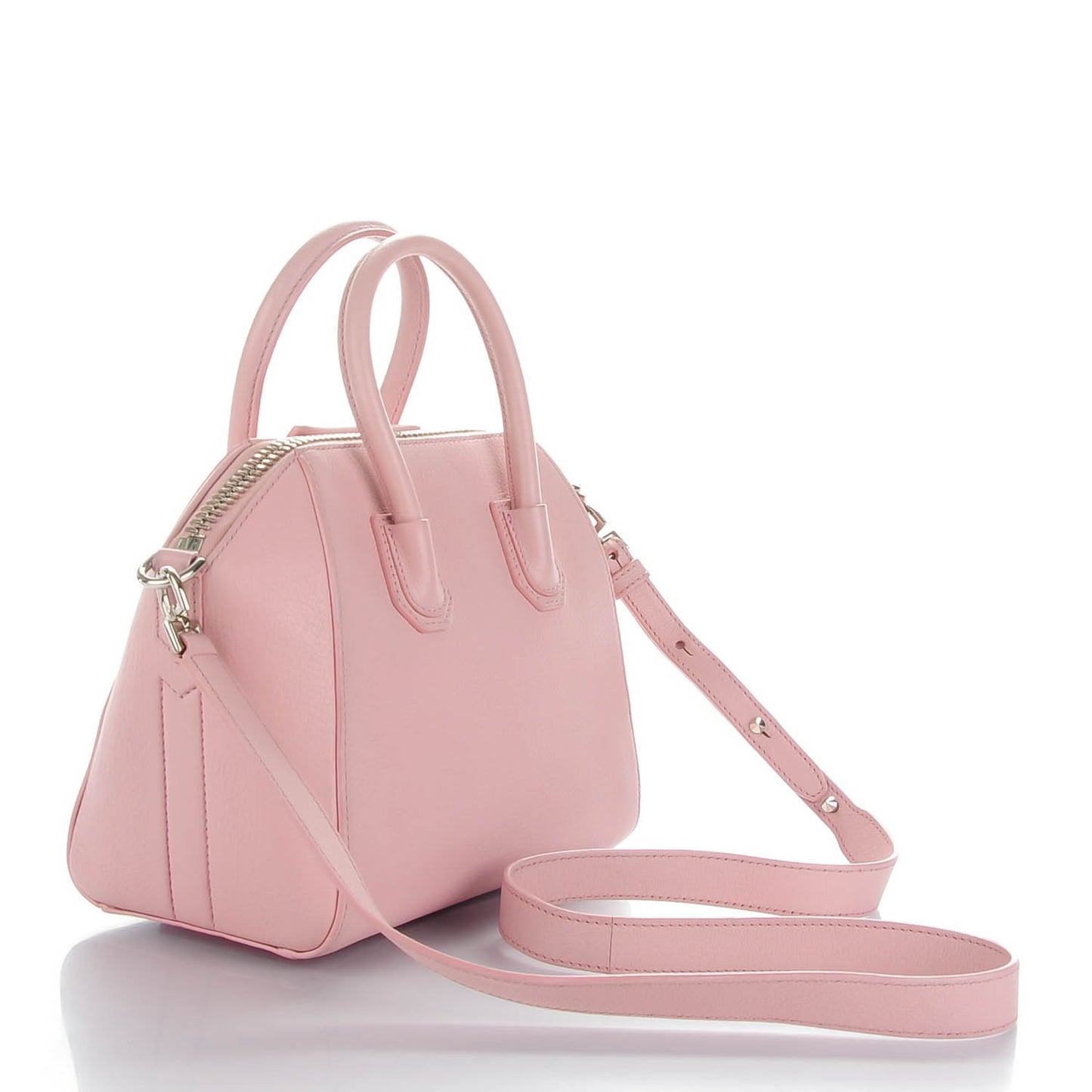 Sugar Goatskin Mini Antigona Pink
