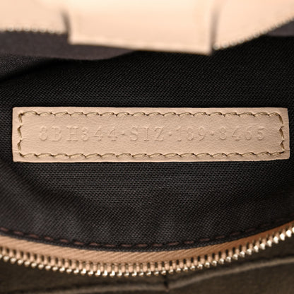 Fendi Vitello Century Opaco F is Fendi Bi-Color Small Runaway Satchel Soap Moresco 7 of 14