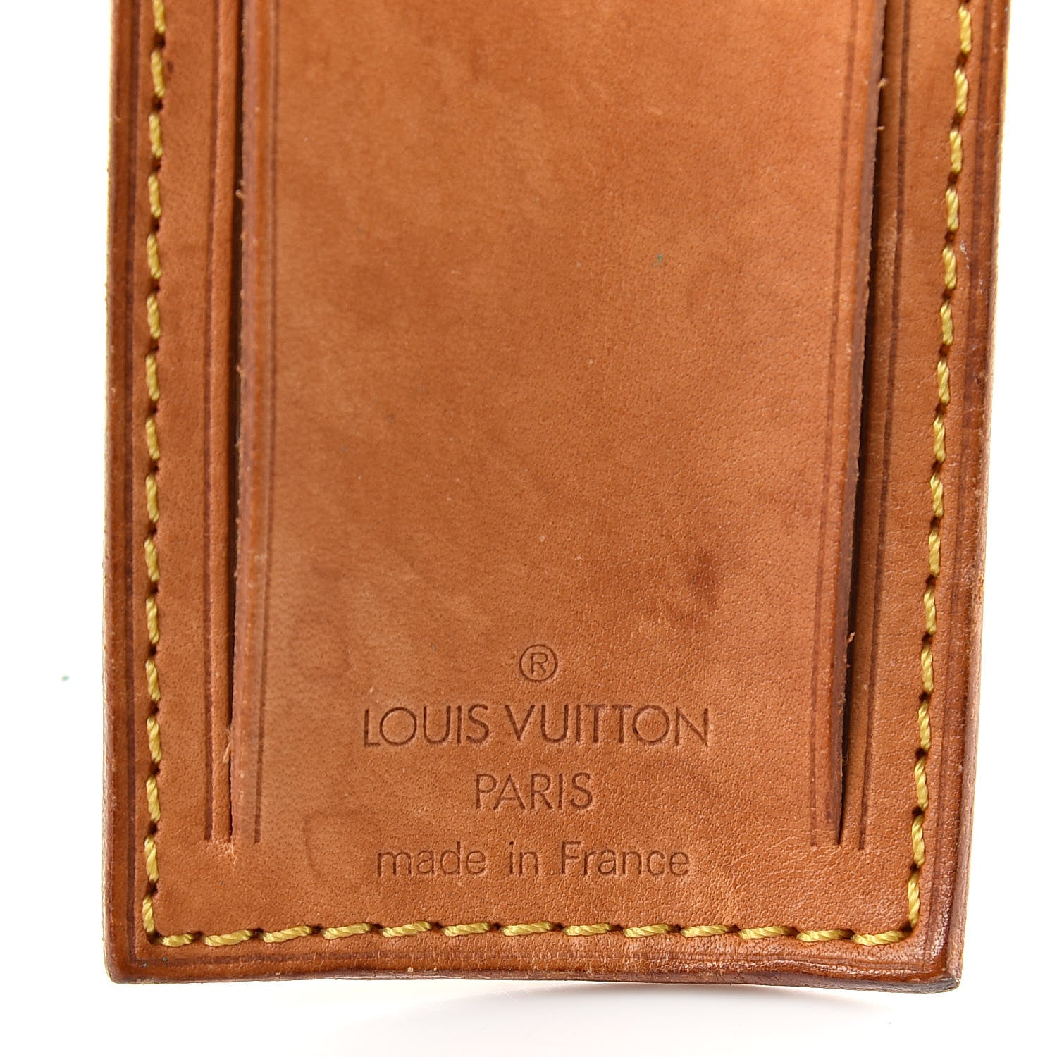 Louis Vuitton Vachetta Luggage Tag 3 of 6