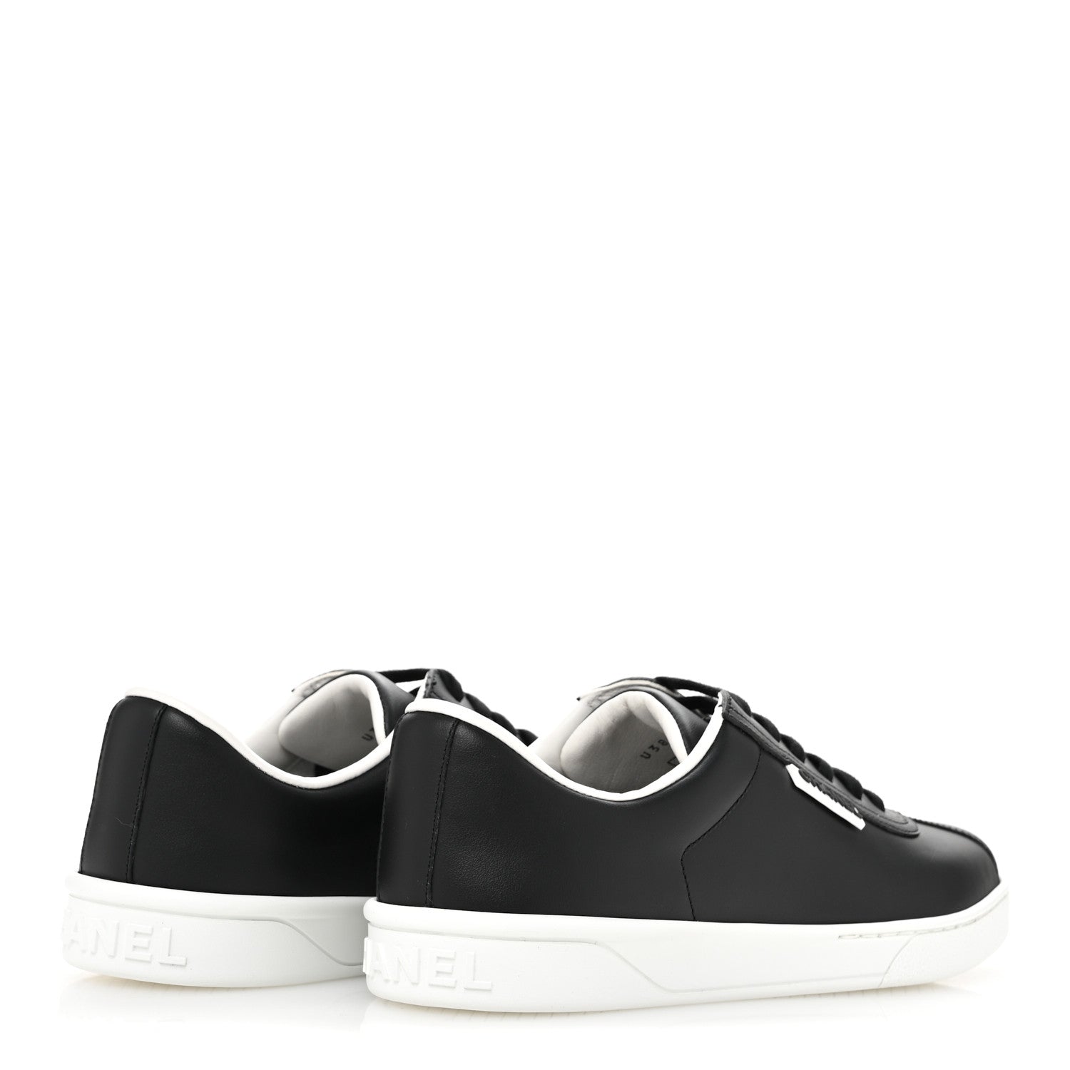 Chanel Calfskin CC Womens Sneakers 37 Black 1697302 – FASHIONPHILE