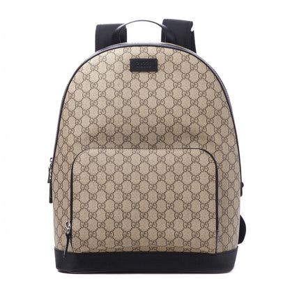 Gucci GG Supreme Monogram Medium Backpack Black 1 of 10