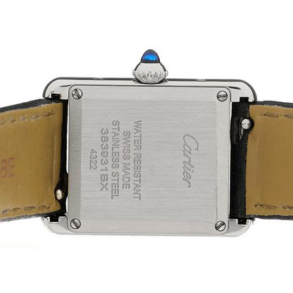 Cartier Stainless Steel Calfskin 22mm Must de Cartier Tank Quartz Watch 4 of 4