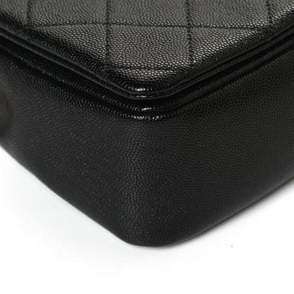 Chanel Caviar Quilted Small Fashion Therapy Flap Bag Black 12 of 13