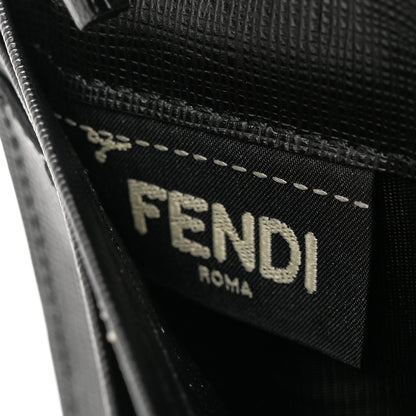 Fendi Vitello Elite Eye Monster Continental Wallet Blue Neon Maldives Asfalto 7 of 10