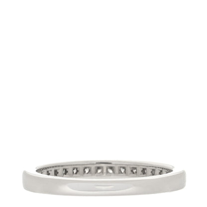 Tiffany Platinum Diamond 2.5mm Half Circle Wedding Band Ring 47 4.25 3 of 5
