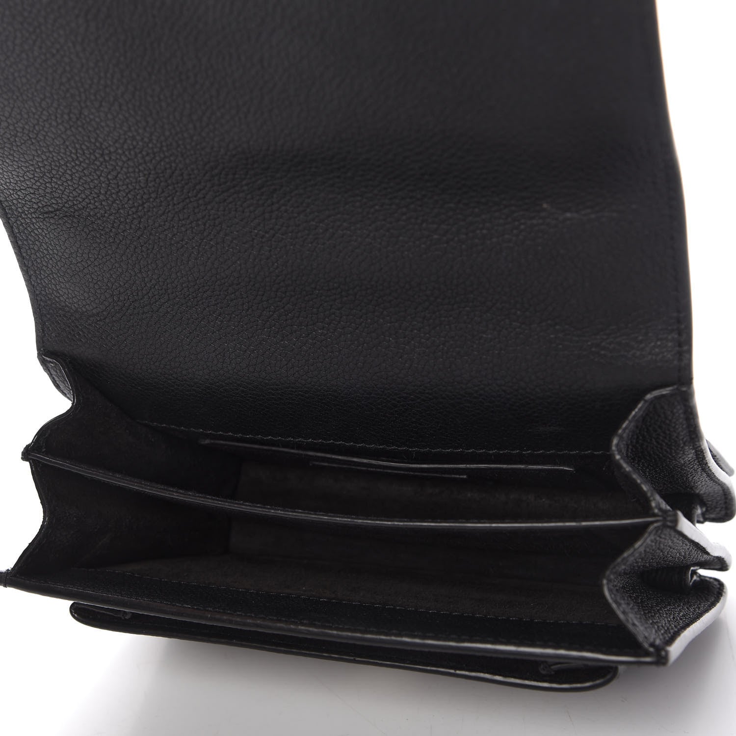 Saint Laurent Grained Calfskin Small Monogram Sunset Black 5 of 10
