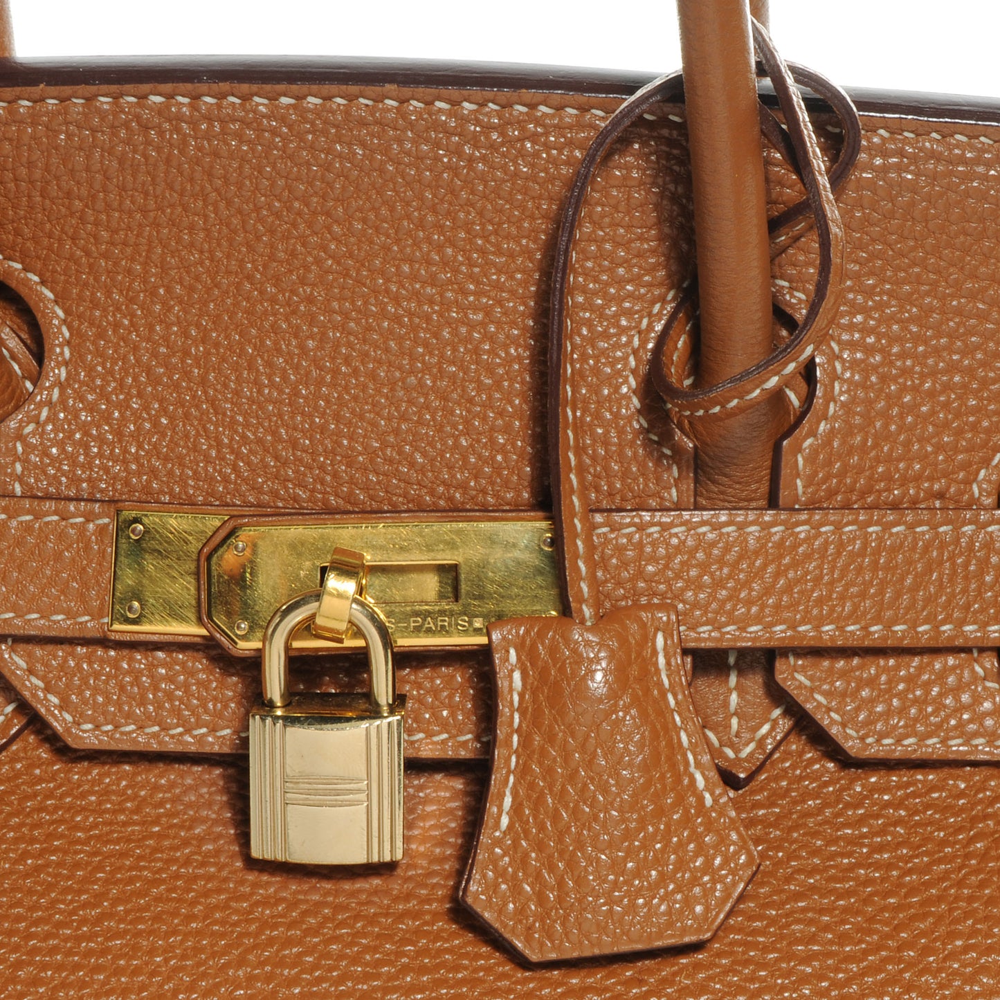 Taurillon Clemence Birkin 30 Gold
