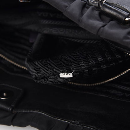 Prada Tessuto Nylon Gaufre Tote Black 7 of 7